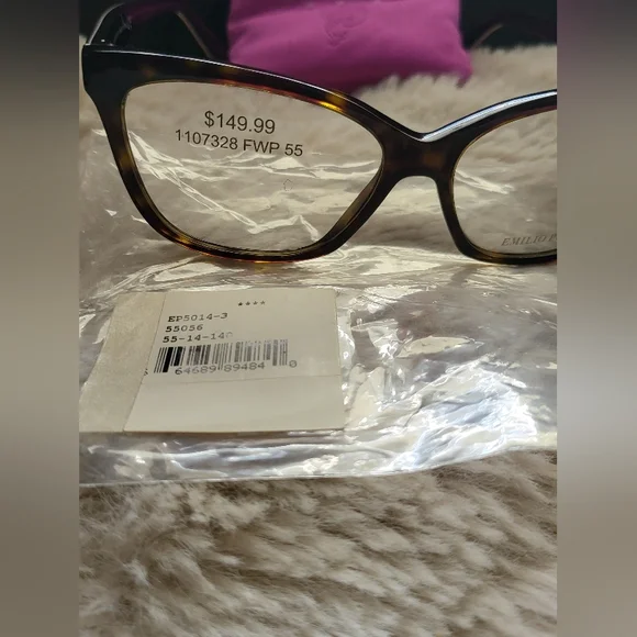 Emilio Pucci Brown Tortoise Glasses - Picture 2 of 7